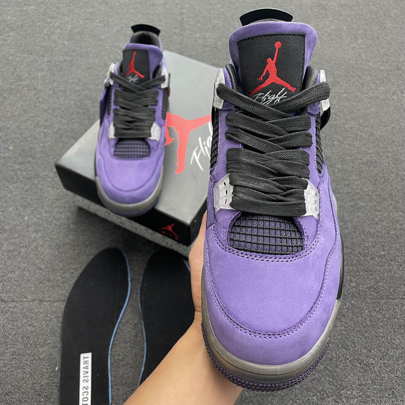 Travis Scott X Air Jordan 4 Retro Purple Aj4 766302 (2) - www.newkick.org Travis Scott X Air Jordan 4 Retro Purple Aj4 766302 (2) - www.newkick.org