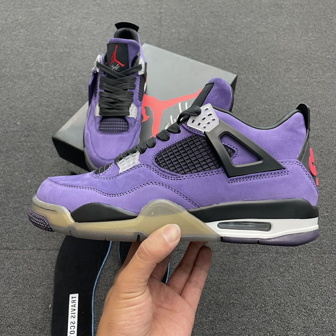 Travis Scott X Air Jordan 4 Retro Purple Aj4 766302 (9) - www.newkick.org Travis Scott X Air Jordan 4 Retro Purple Aj4 766302 (9) - www.newkick.org