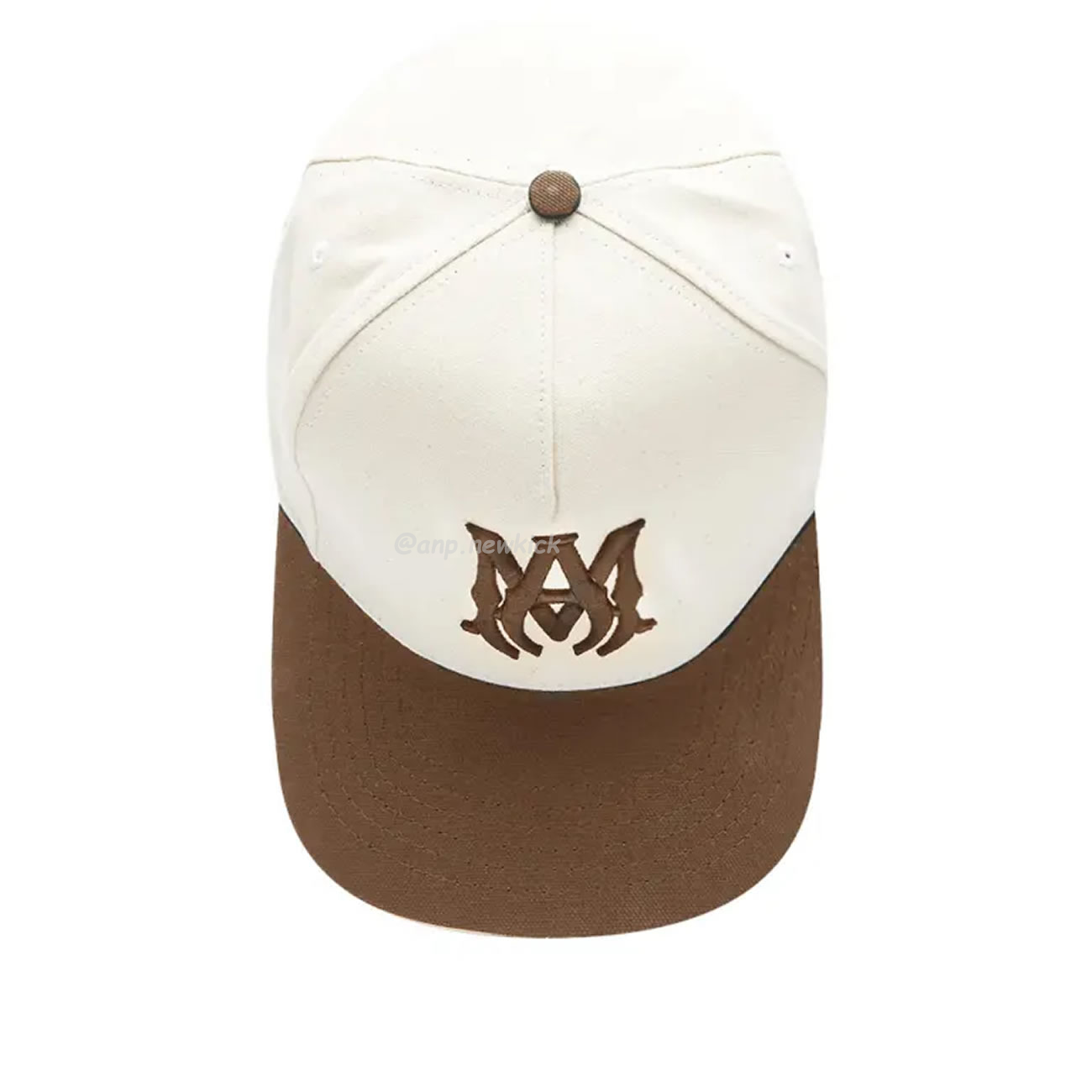 Amiri Two Tone Full Canvas Ma Hat Brown Black (2) - www.newkick.org
