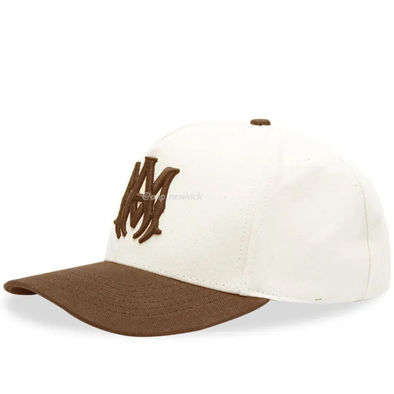 Amiri Two Tone Full Canvas Ma Hat Brown Black (3) - www.newkick.org