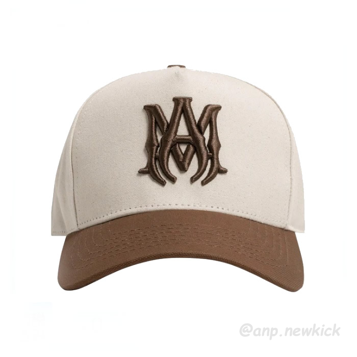 Amiri Two Tone Full Canvas Ma Hat Brown Black (5) - www.newkick.org