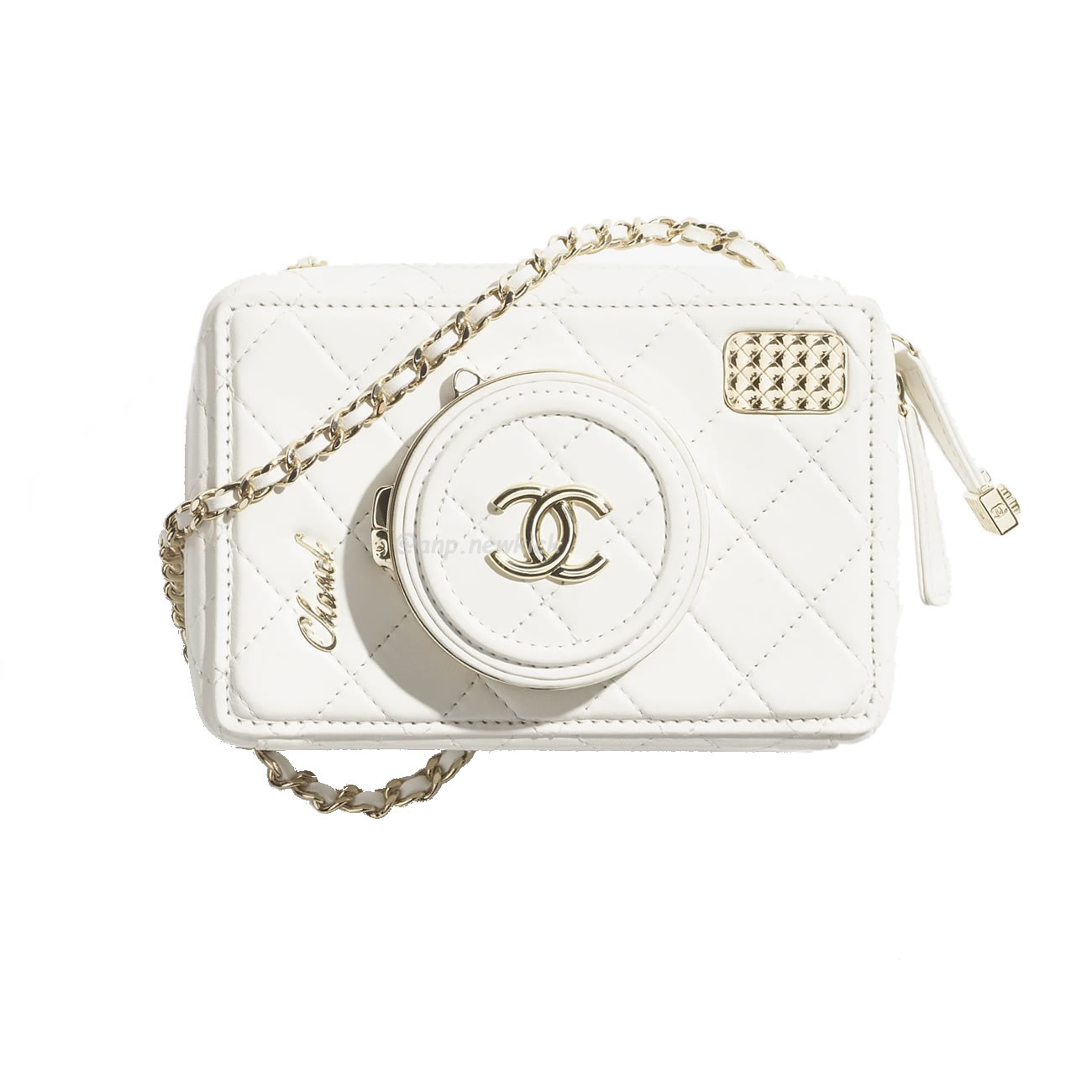 Chanel Camera Bag Lambskin White As4817 B16255 10601 (1) - www.newkick.vip Chanel Camera Bag Lambskin White As4817 B16255 10601 (1) - www.newkick.vip