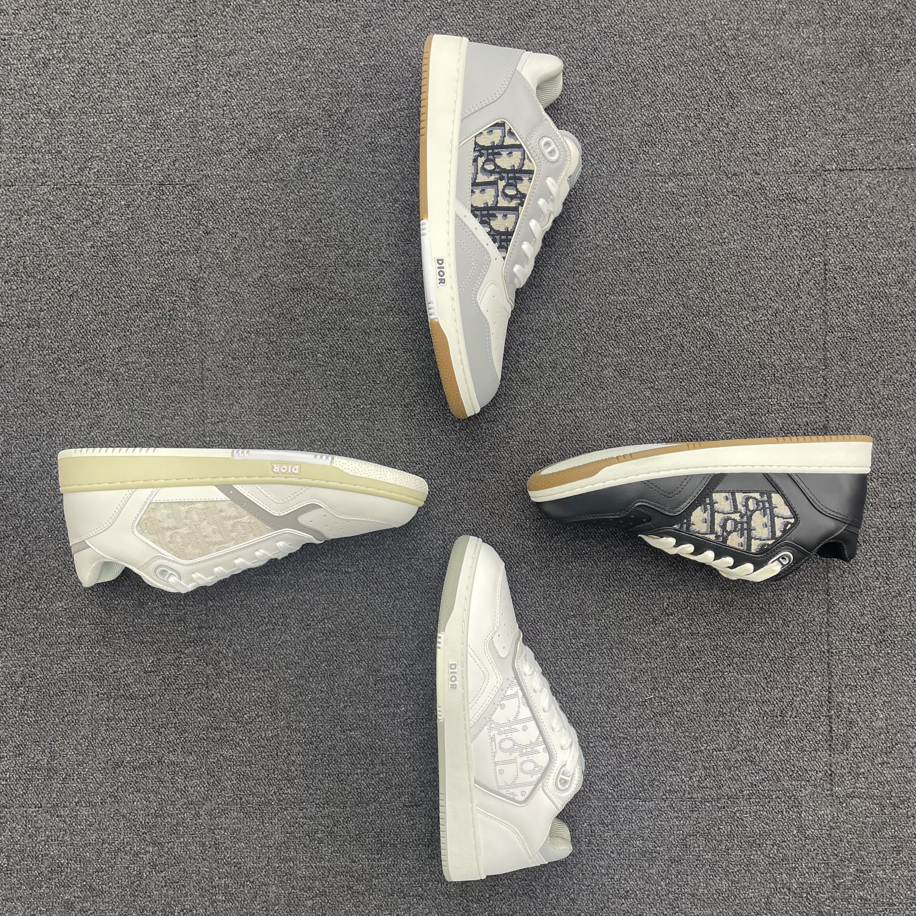 Dior B27 Low Gray White Beige Black 3sn272zir H165 H173 H965 H068 (1) - www.newkick.org