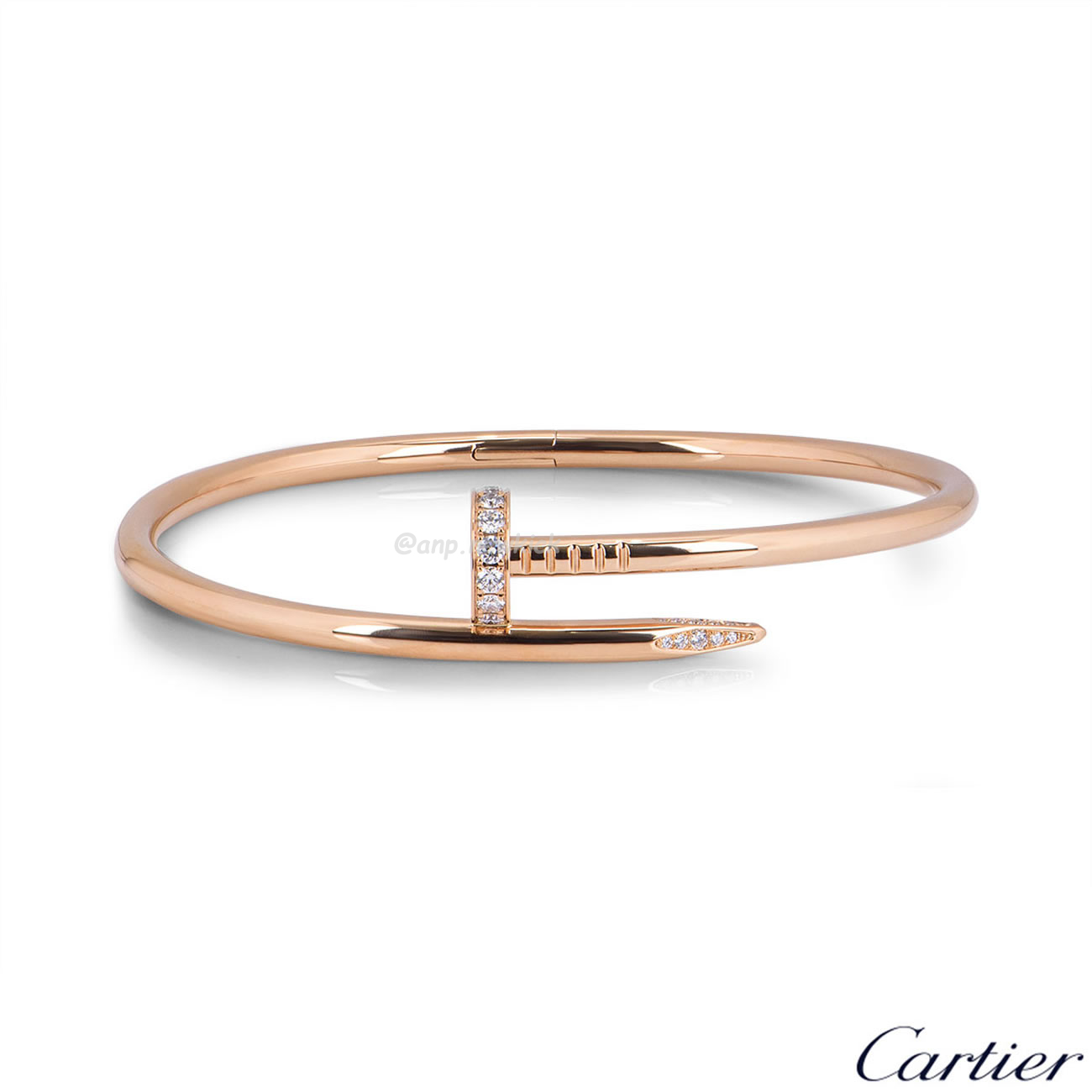 Cartier Rose Gold Silver Diamond Juste Un Clou Bracelet Size 16 B6048516 (4) - www.newkick.vip Cartier Rose Gold Silver Diamond Juste Un Clou Bracelet Size 16 B6048516 (4) - www.newkick.vip