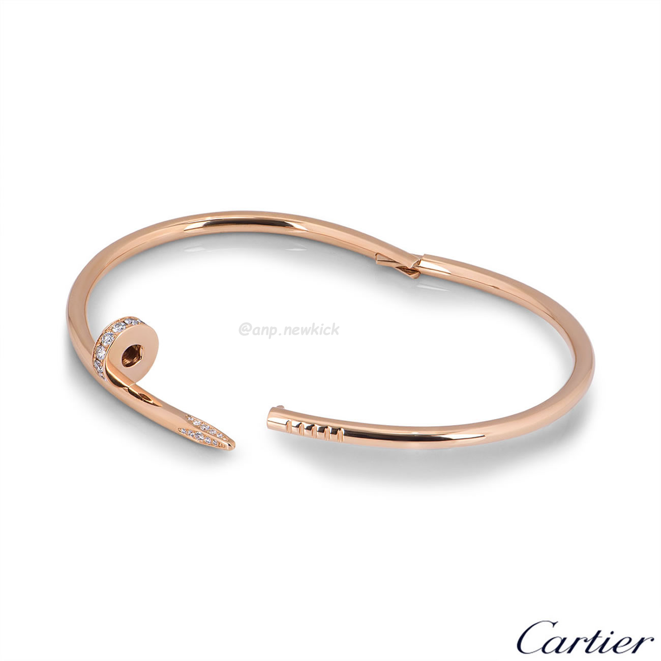 Cartier Rose Gold Silver Diamond Juste Un Clou Bracelet Size 16 B6048516 (6) - www.newkick.vip Cartier Rose Gold Silver Diamond Juste Un Clou Bracelet Size 16 B6048516 (6) - www.newkick.vip
