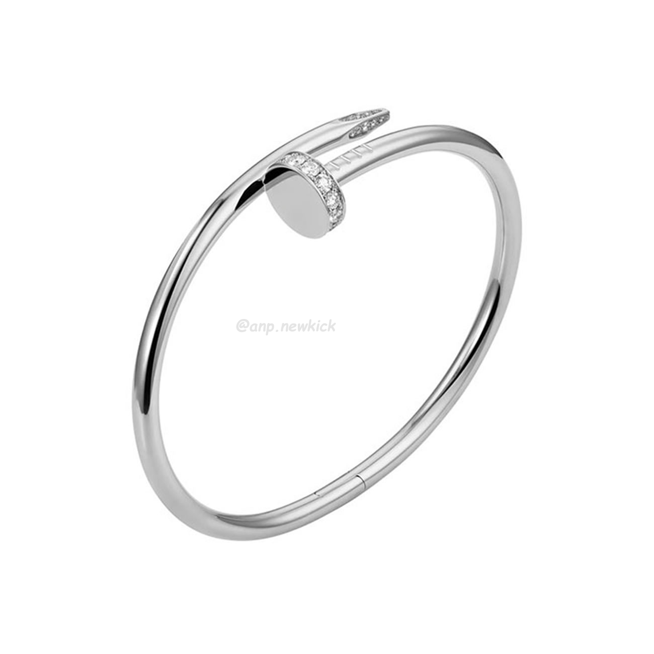 Cartier Rose Gold Silver Diamond Juste Un Clou Bracelet Size 16 B6048516 (9) - www.newkick.vip Cartier Rose Gold Silver Diamond Juste Un Clou Bracelet Size 16 B6048516 (9) - www.newkick.vip