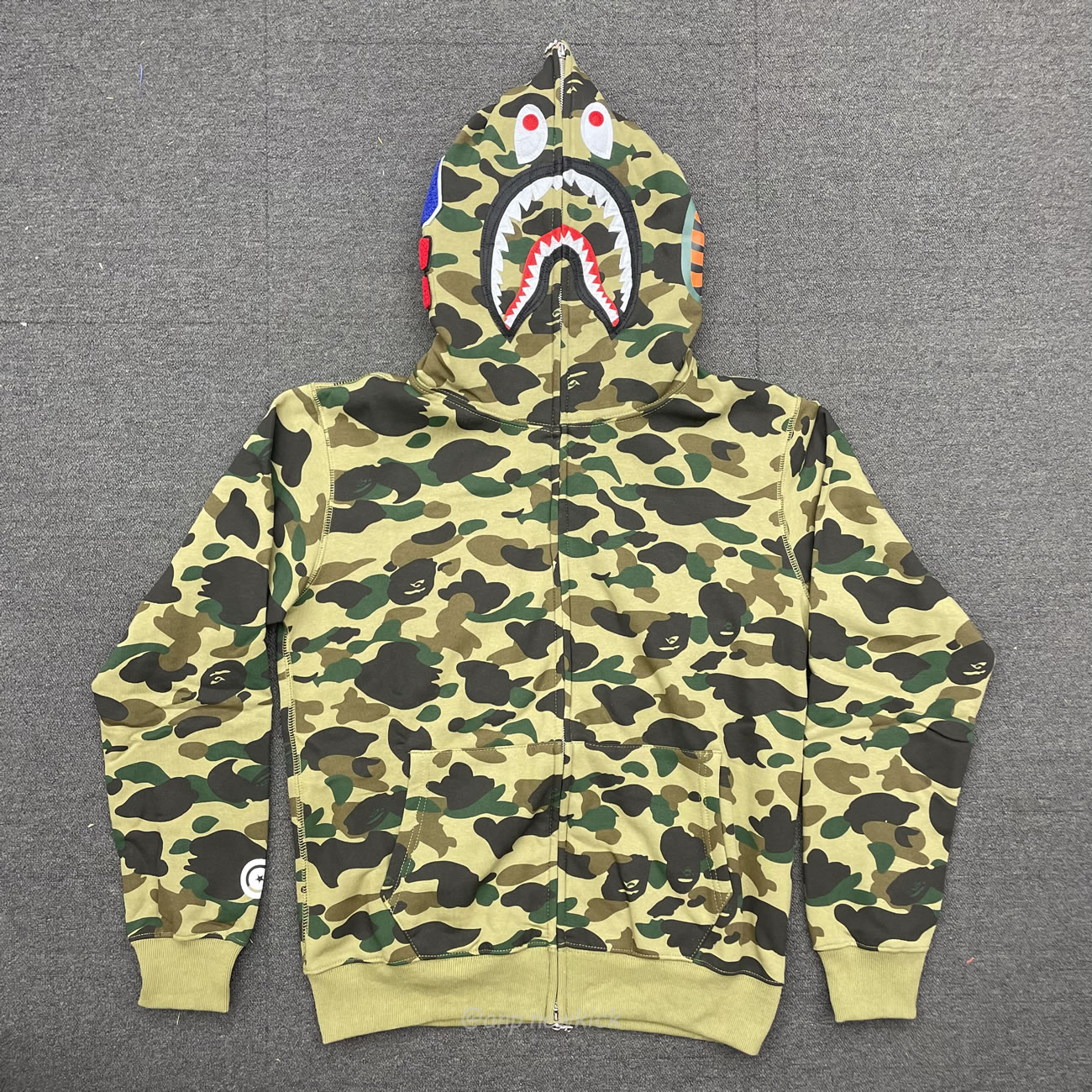 Bape Ladies 1st Camo Boa Shark Hoodie Green (2) - www.newkick.vip Bape Ladies 1st Camo Boa Shark Hoodie Green (2) - www.newkick.vip