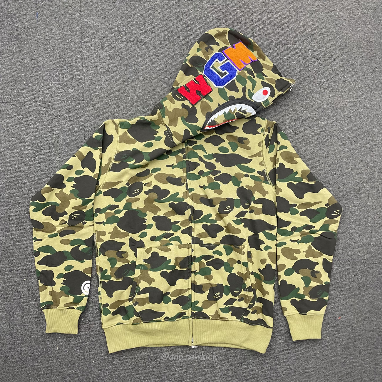 Bape Ladies 1st Camo Boa Shark Hoodie Green (5) - www.newkick.vip Bape Ladies 1st Camo Boa Shark Hoodie Green (5) - www.newkick.vip