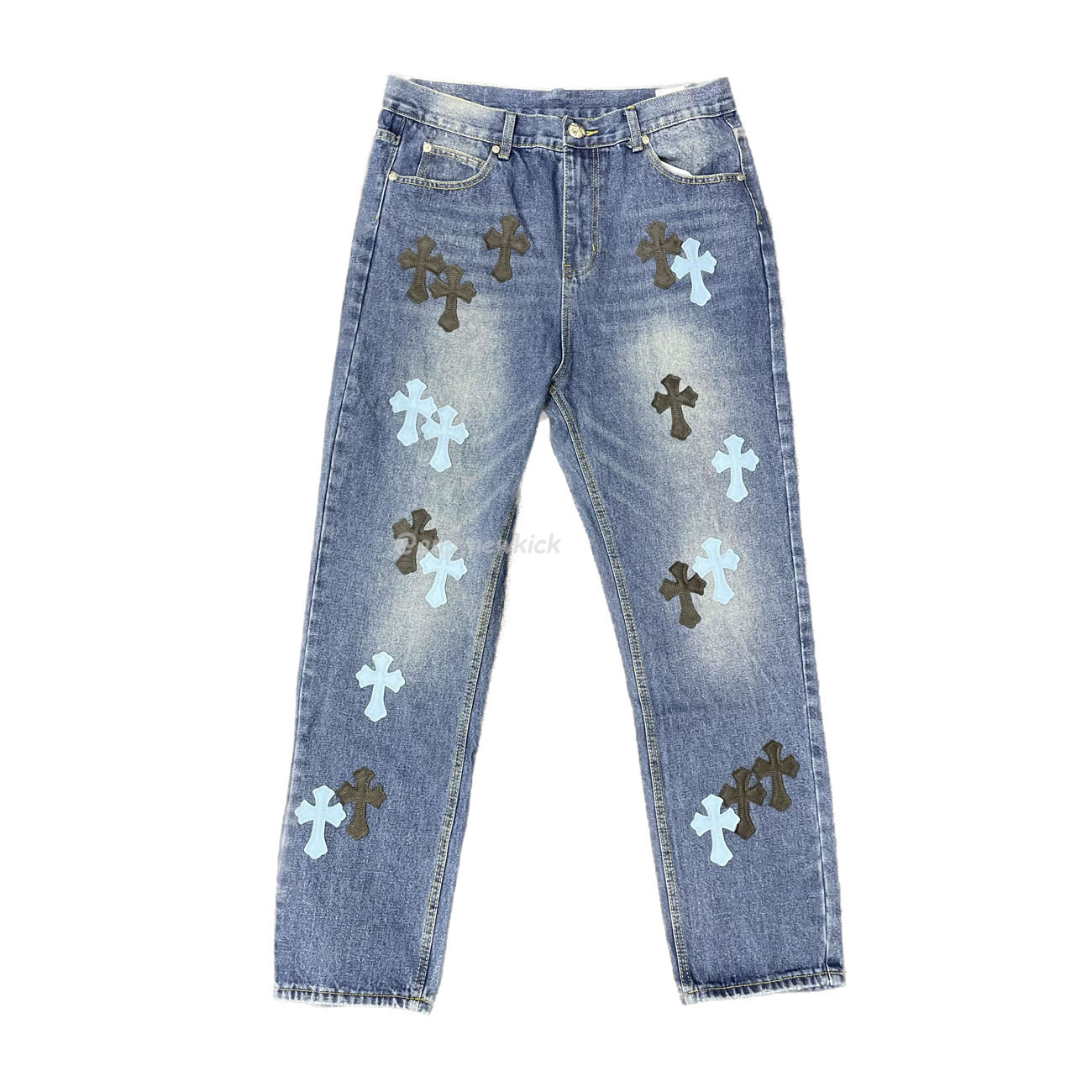 Chrome Hearts Blue Jeans Cross Patch (1) - www.newkick.org Chrome Hearts Blue Jeans Cross Patch (1) - www.newkick.org