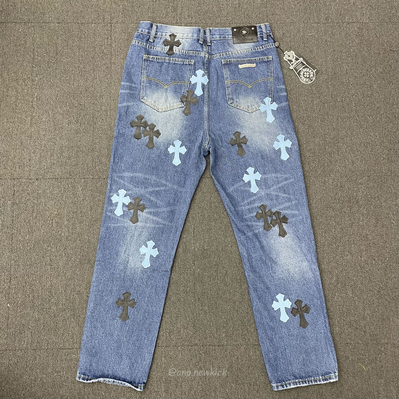 Chrome Hearts Blue Jeans Cross Patch (3) - www.newkick.org Chrome Hearts Blue Jeans Cross Patch (3) - www.newkick.org