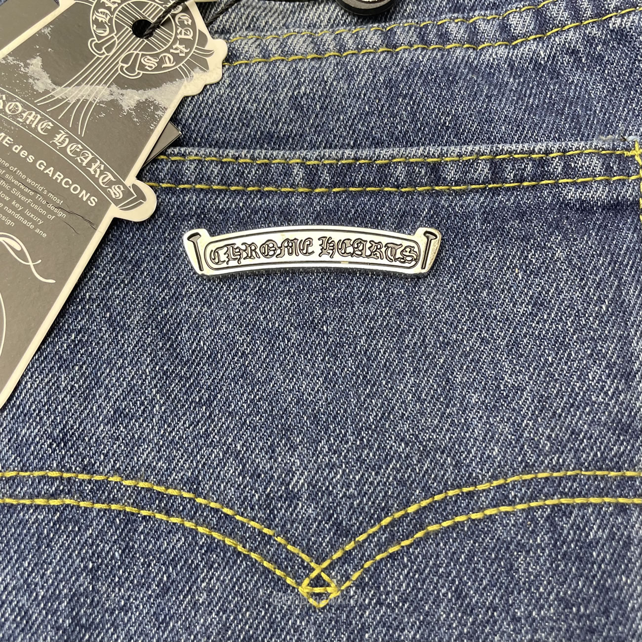 Chrome Hearts Blue Jeans Cross Patch (5) - www.newkick.org Chrome Hearts Blue Jeans Cross Patch (5) - www.newkick.org
