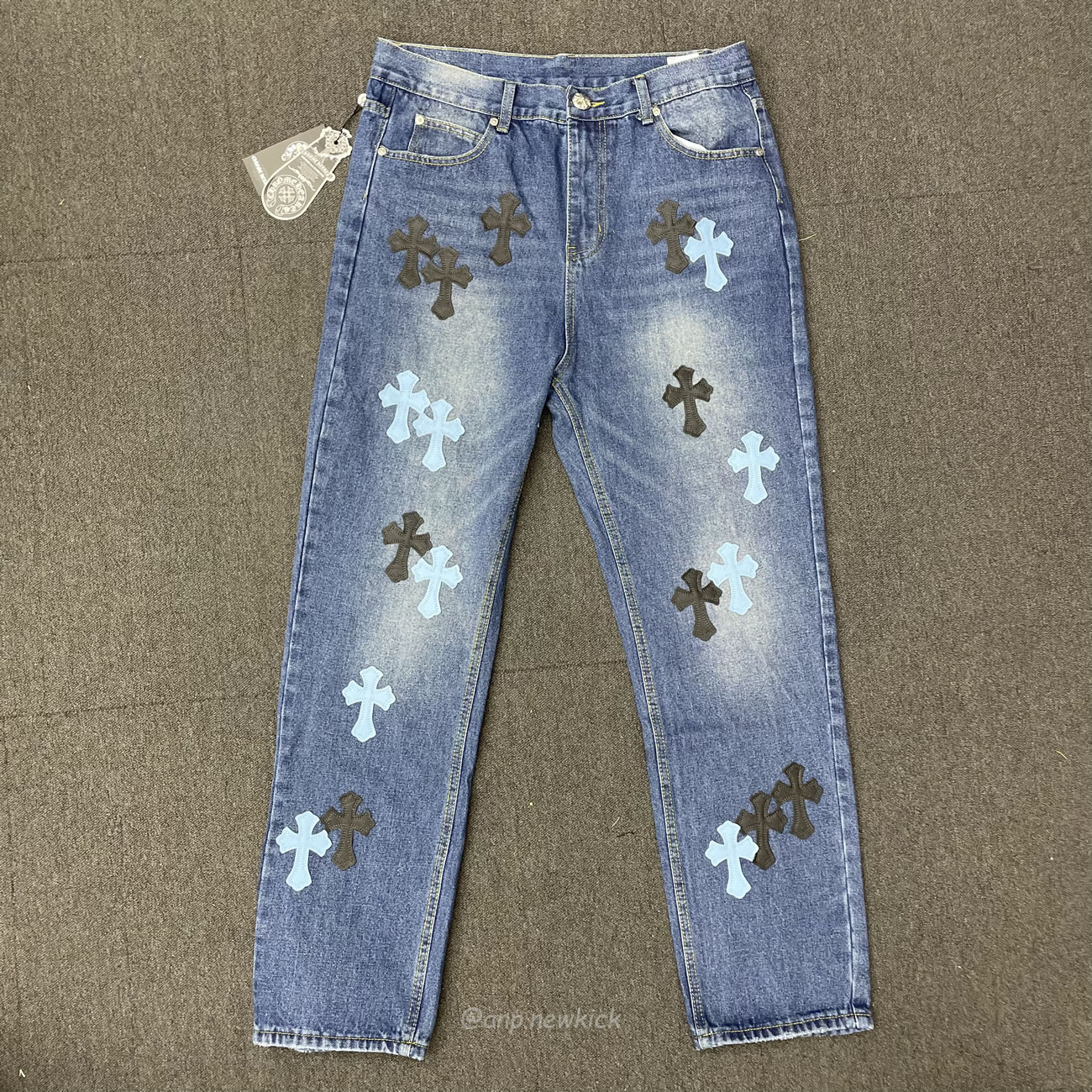 Chrome Hearts Blue Jeans Cross Patch (7) - www.newkick.org Chrome Hearts Blue Jeans Cross Patch (7) - www.newkick.org