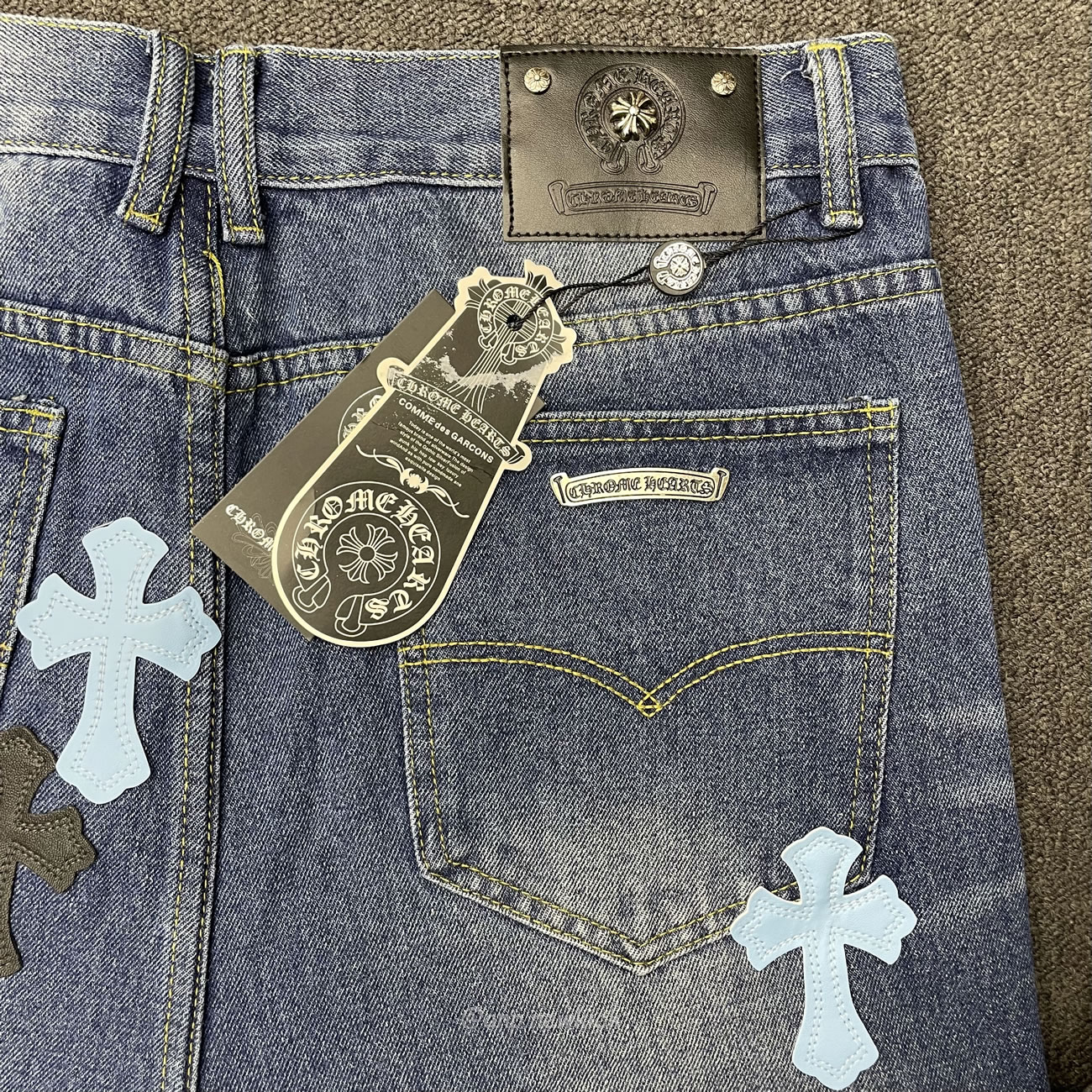 Chrome Hearts Blue Jeans Cross Patch (9) - www.newkick.org Chrome Hearts Blue Jeans Cross Patch (9) - www.newkick.org