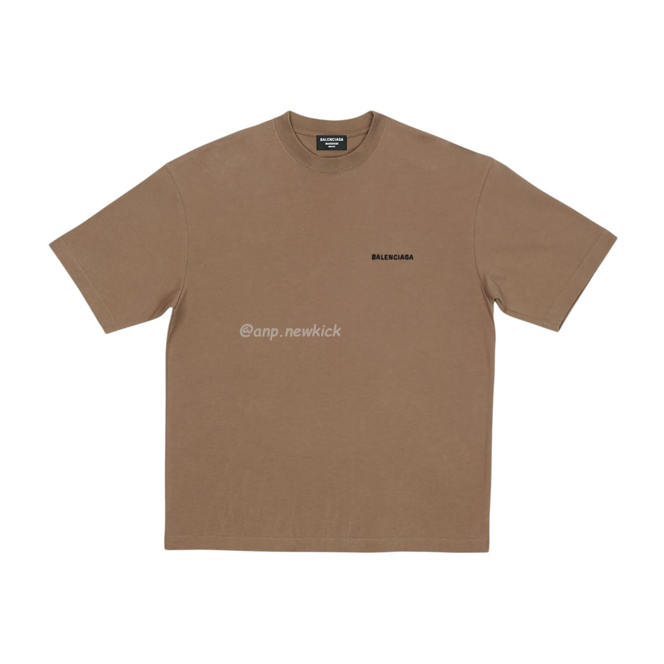 Balenciaga Back Logo Regular Fit Vintage T Shirt Dark Beige Black - www.newkick.org Balenciaga Back Logo Regular Fit Vintage T Shirt Dark Beige Black - www.newkick.org