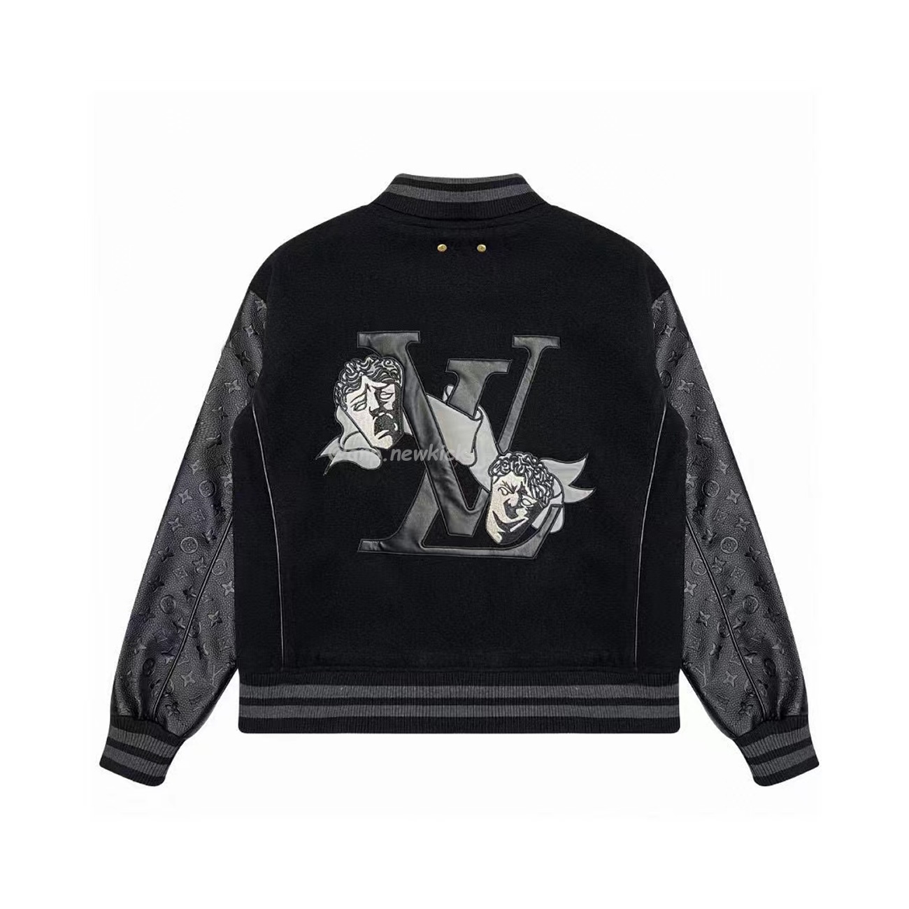 Louis Vuitton Dark Clown Reversible Men Panel Leather Baseball Jersey (2) - www.newkick.org Louis Vuitton Dark Clown Reversible Men Panel Leather Baseball Jersey (2) - www.newkick.org