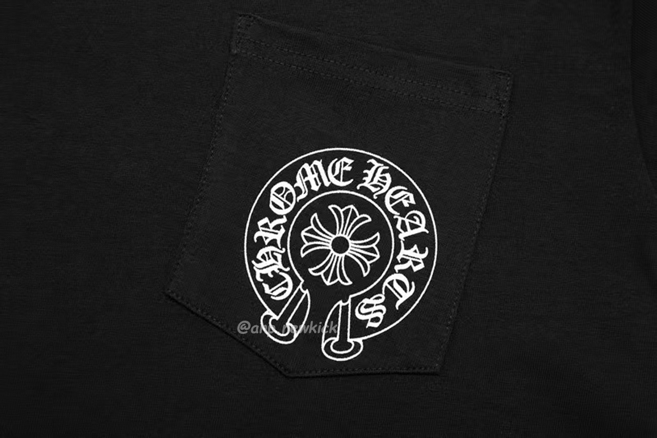 Chrome Hearts Horse Shoe Logo Pocket Black T Shirt (4) - www.newkick.org Chrome Hearts Horse Shoe Logo Pocket Black T Shirt (4) - www.newkick.org