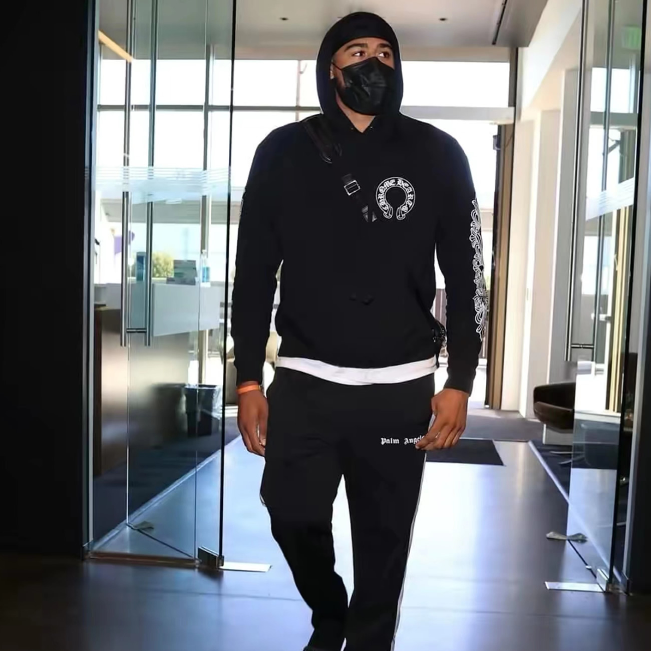 Chrome Hearts Horse Shoe Floral Hoodie Black (10) - www.newkick.org