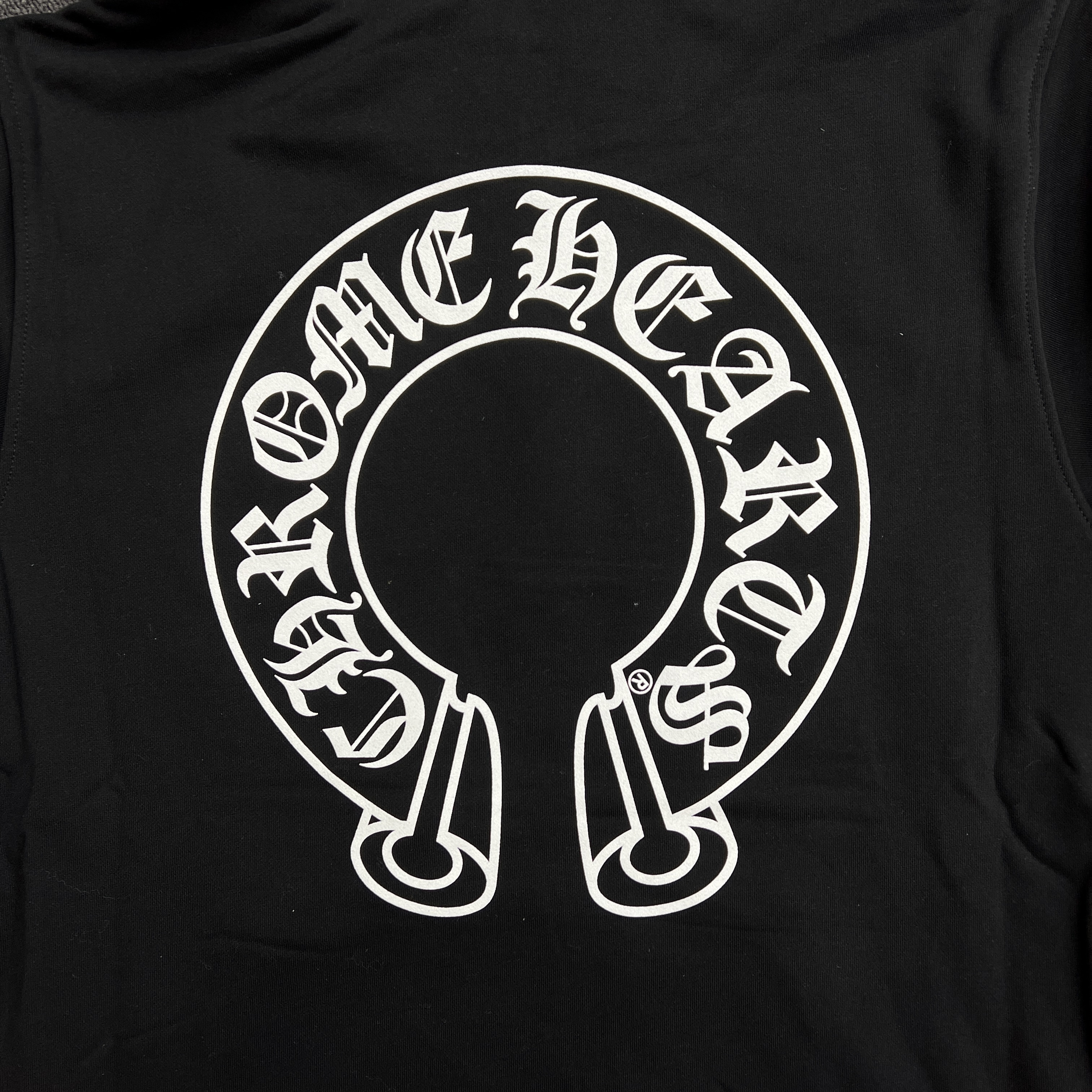 Chrome Hearts Horse Shoe Floral Hoodie Black (12) - www.newkick.org