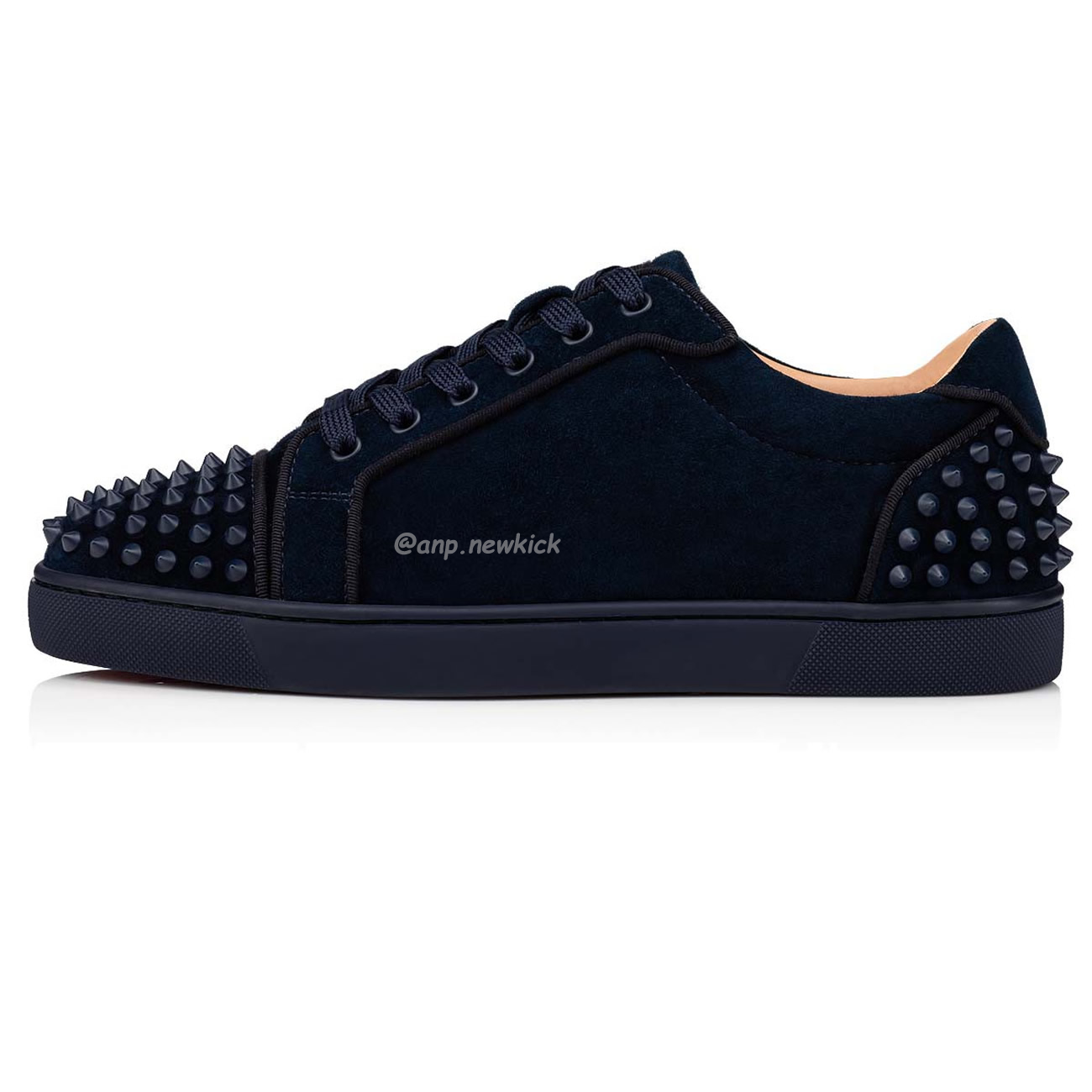 Christian Louboutin Rivet Shoe Blue Suede Calf (1) - www.newkick.org Christian Louboutin Rivet Shoe Blue Suede Calf (1) - www.newkick.org