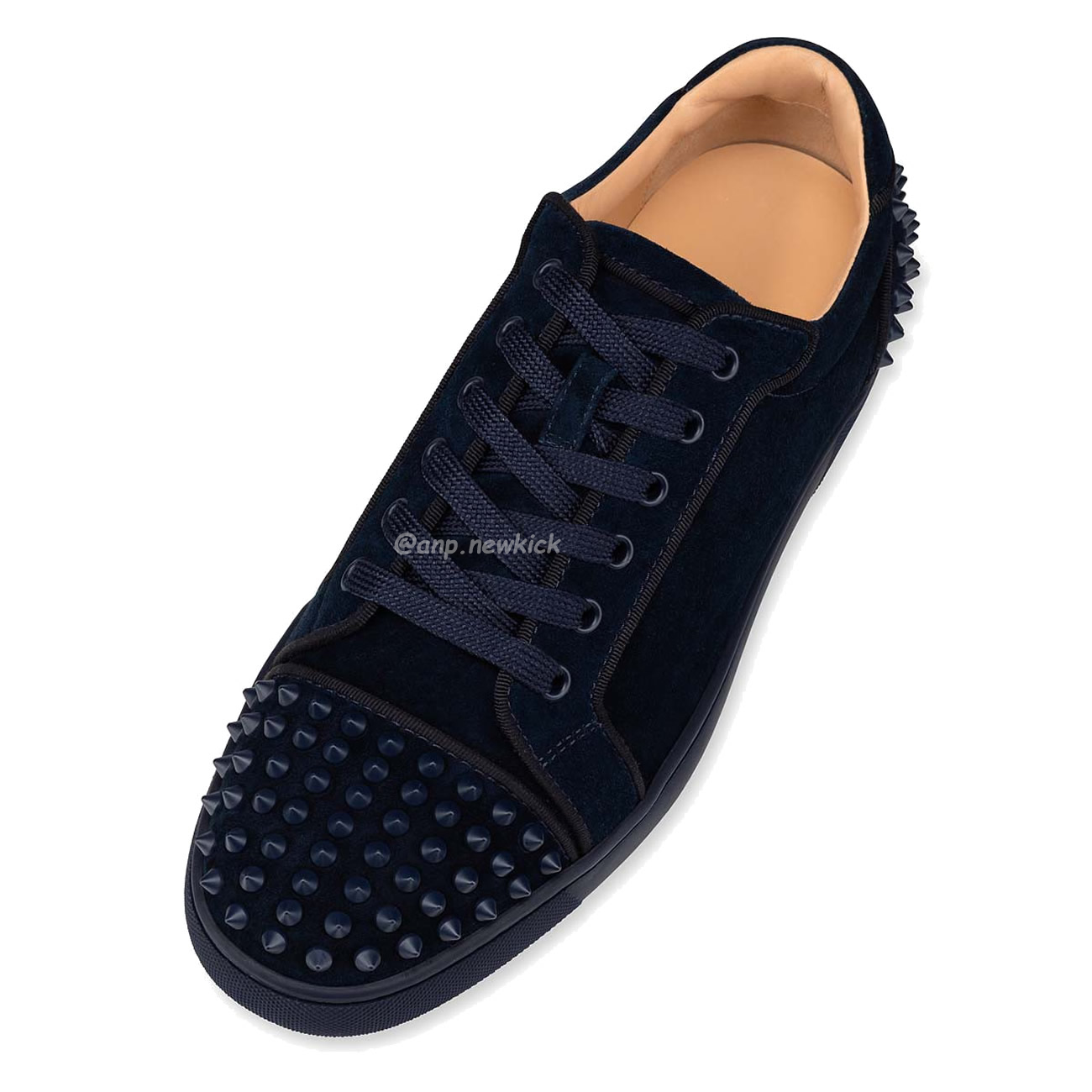 Christian Louboutin Rivet Shoe Blue Suede Calf (2) - www.newkick.org Christian Louboutin Rivet Shoe Blue Suede Calf (2) - www.newkick.org