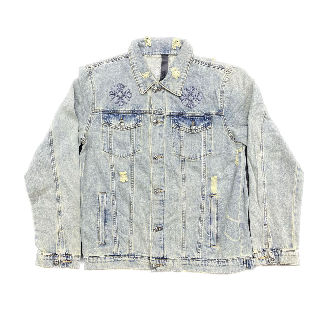 Chrome Hearts Patch Cross Denim (1) - www.newkick.org Chrome Hearts Patch Cross Denim (1) - www.newkick.org