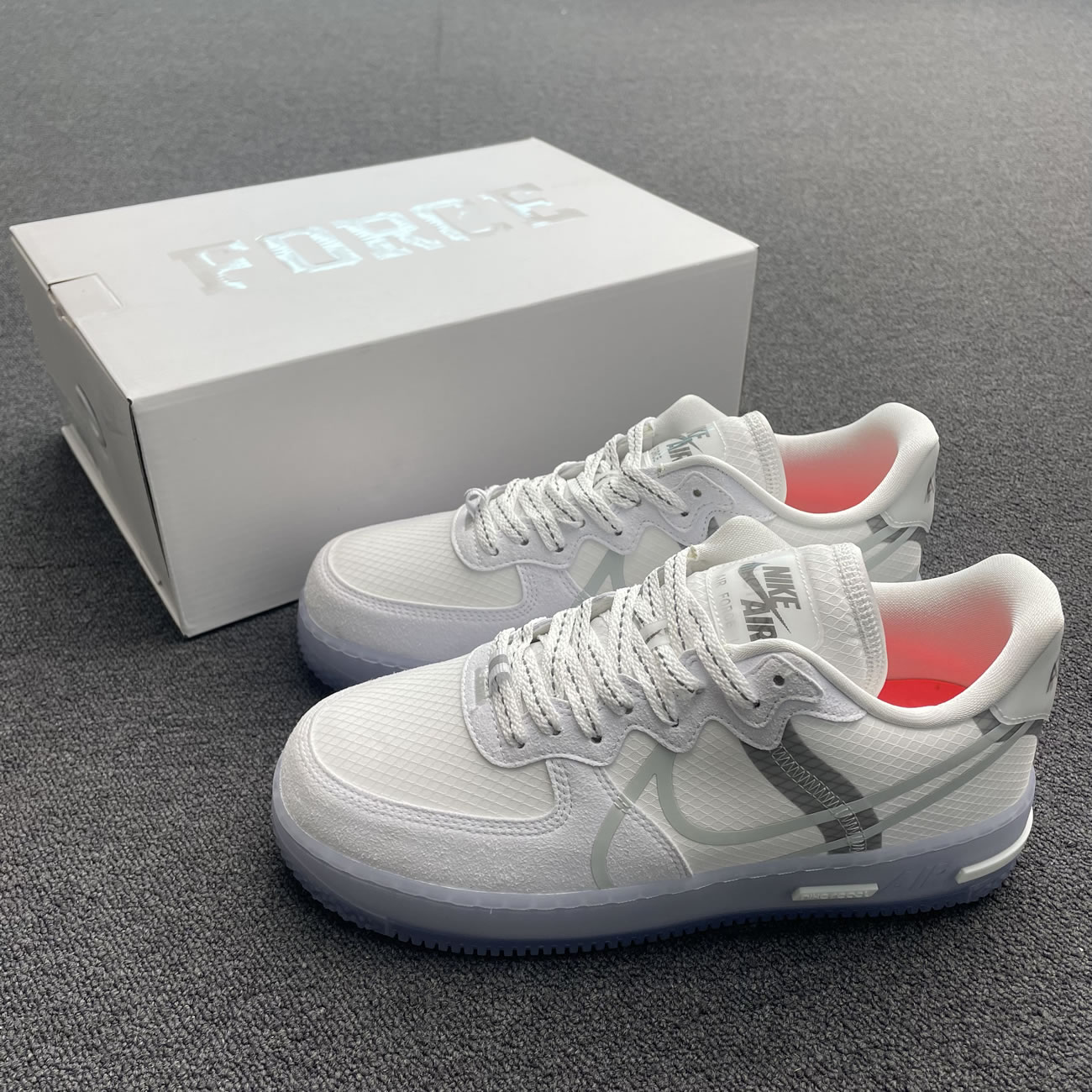 Nike Air Force 1 React White Light Bone Cq8879 100 (8) - www.newkick.vip