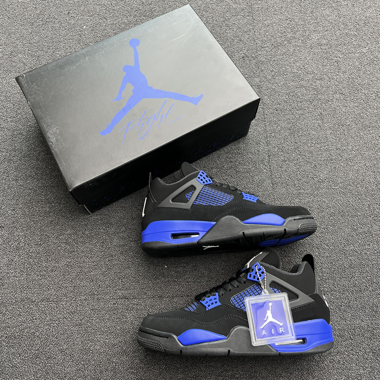 Air Jordan 4 Retro Black Game Royal Ct8527 018 (2) - www.newkick.org