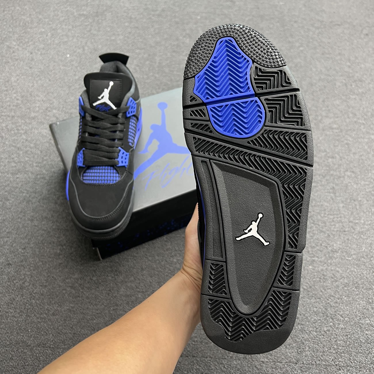 Air Jordan 4 Retro Black Game Royal Ct8527 018 (3) - www.newkick.org