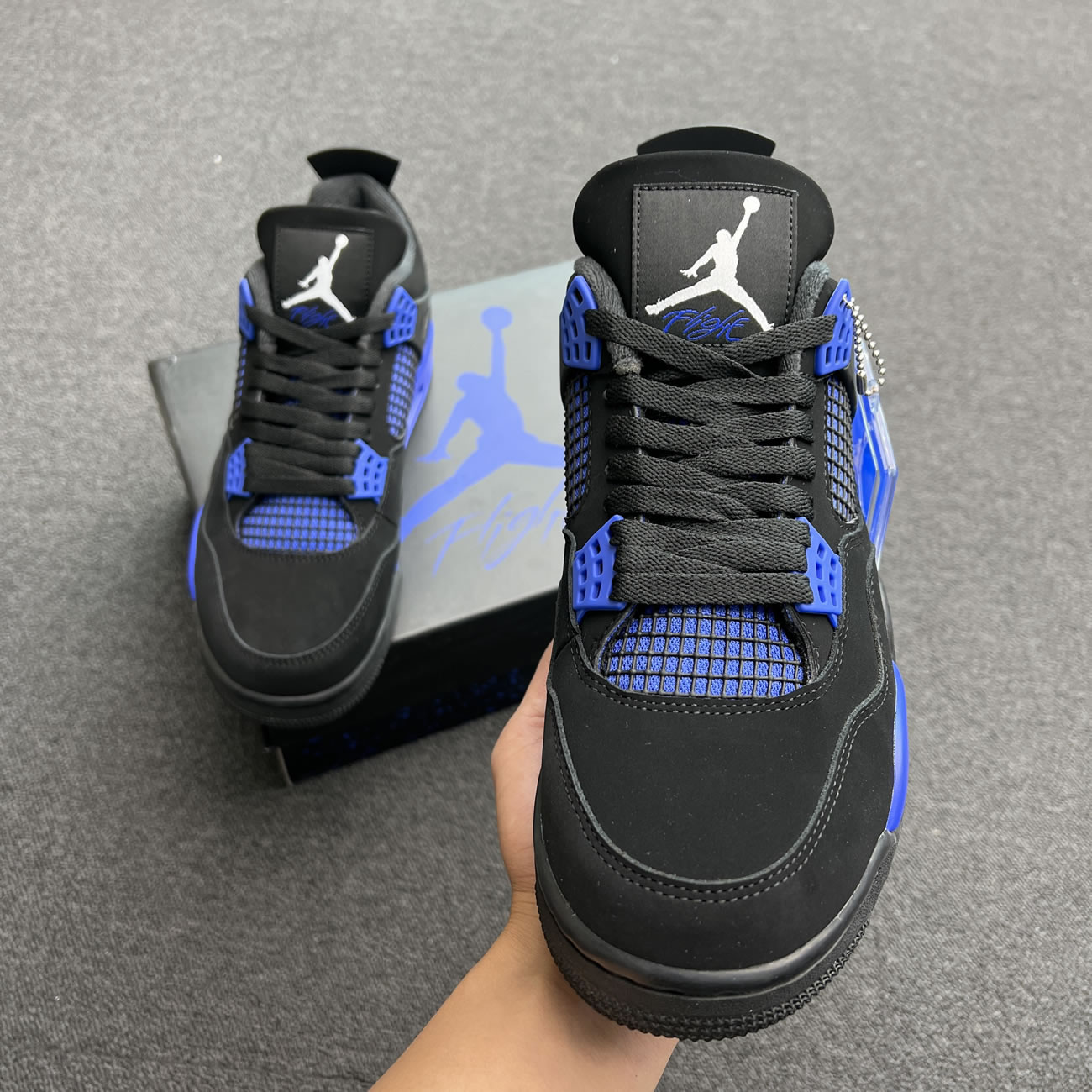 Air Jordan 4 Retro Black Game Royal Ct8527 018 (7) - www.newkick.org
