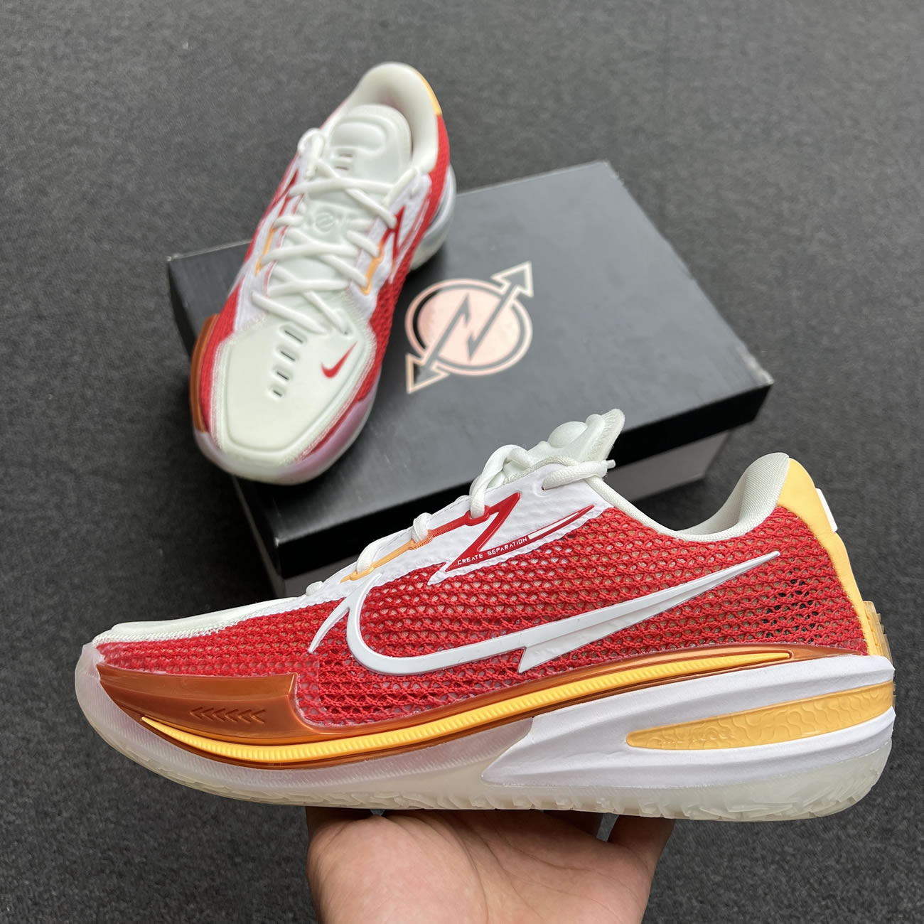 Nike Air Zoom Gt Cut University Red White Yellow (50) - www.newkick.org Nike Air Zoom Gt Cut University Red White Yellow (50) - www.newkick.org