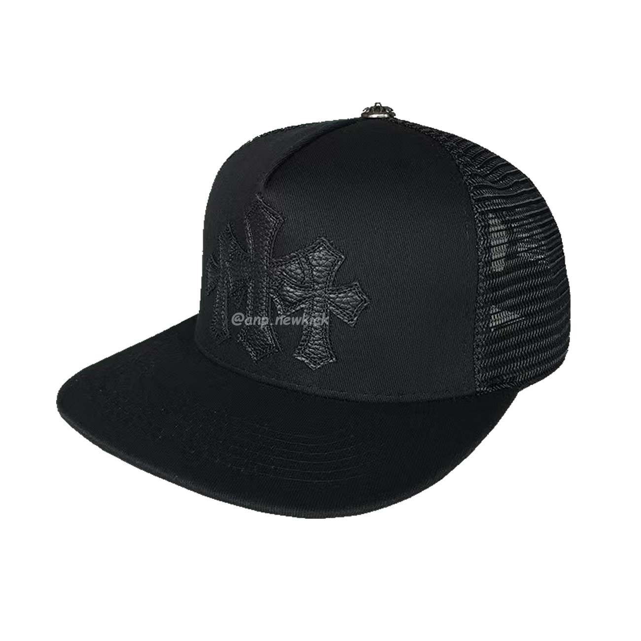 Chrome Hearts Tri Cross Black White Red Trucker Hat (4) - www.newkick.org Chrome Hearts Tri Cross Black White Red Trucker Hat (4) - www.newkick.org
