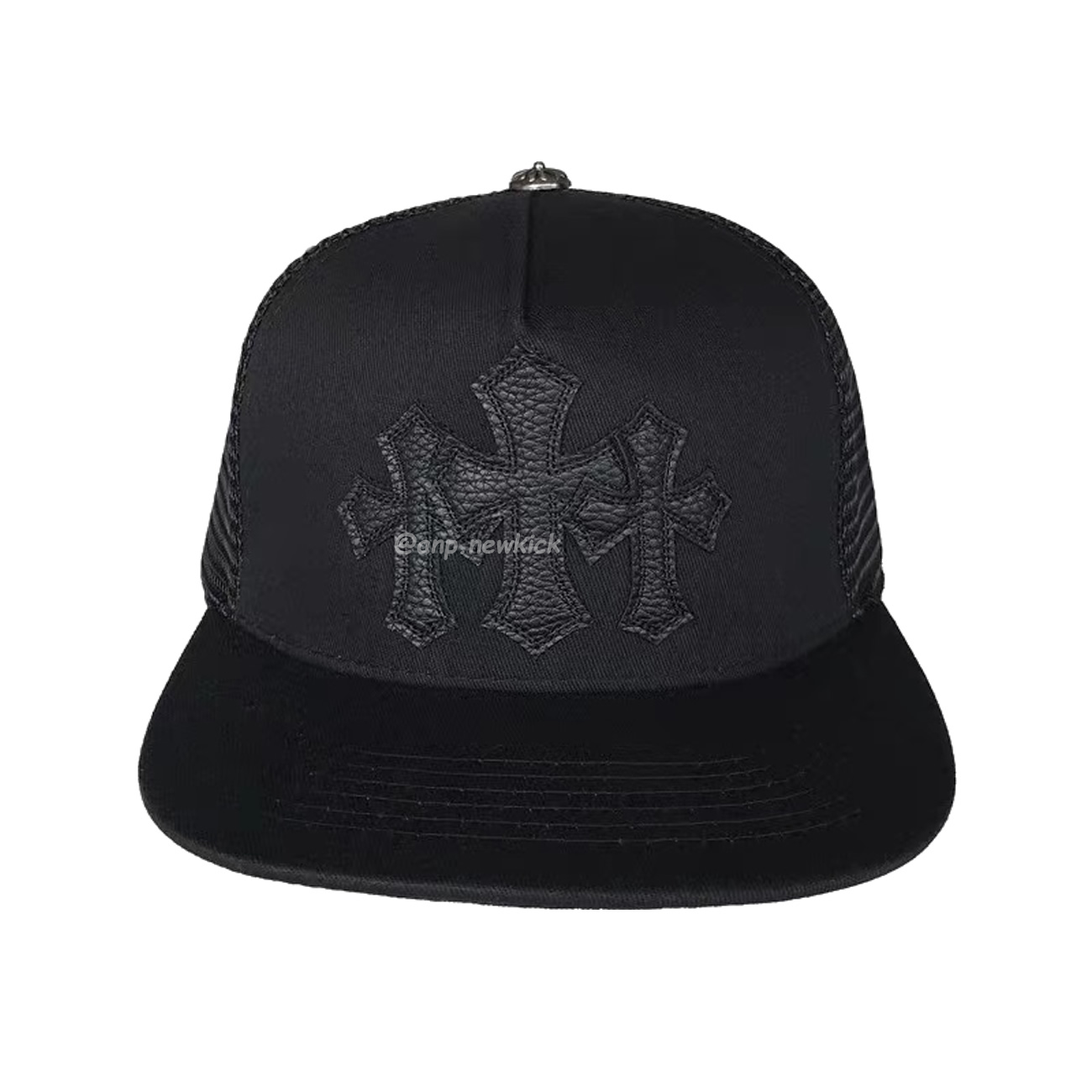 Chrome Hearts Tri Cross Black White Red Trucker Hat (5) - www.newkick.org Chrome Hearts Tri Cross Black White Red Trucker Hat (5) - www.newkick.org