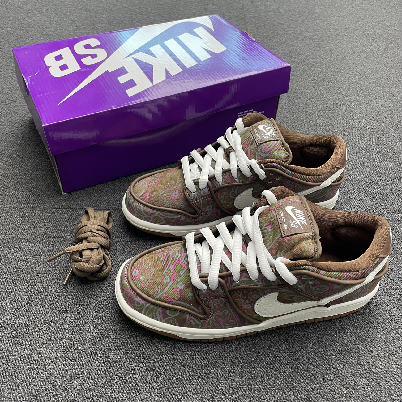 Nike Sb Dunk Low Pro Paisley Brown Dh7534 200 (7) - www.newkick.org