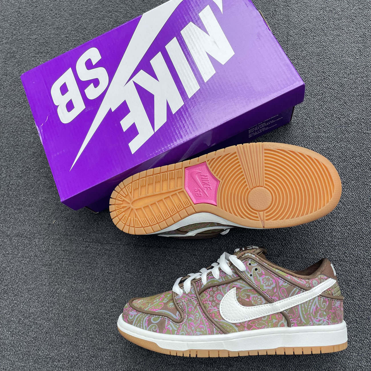 Nike Sb Dunk Low Pro Paisley Brown Dh7534 200 (8) - www.newkick.org