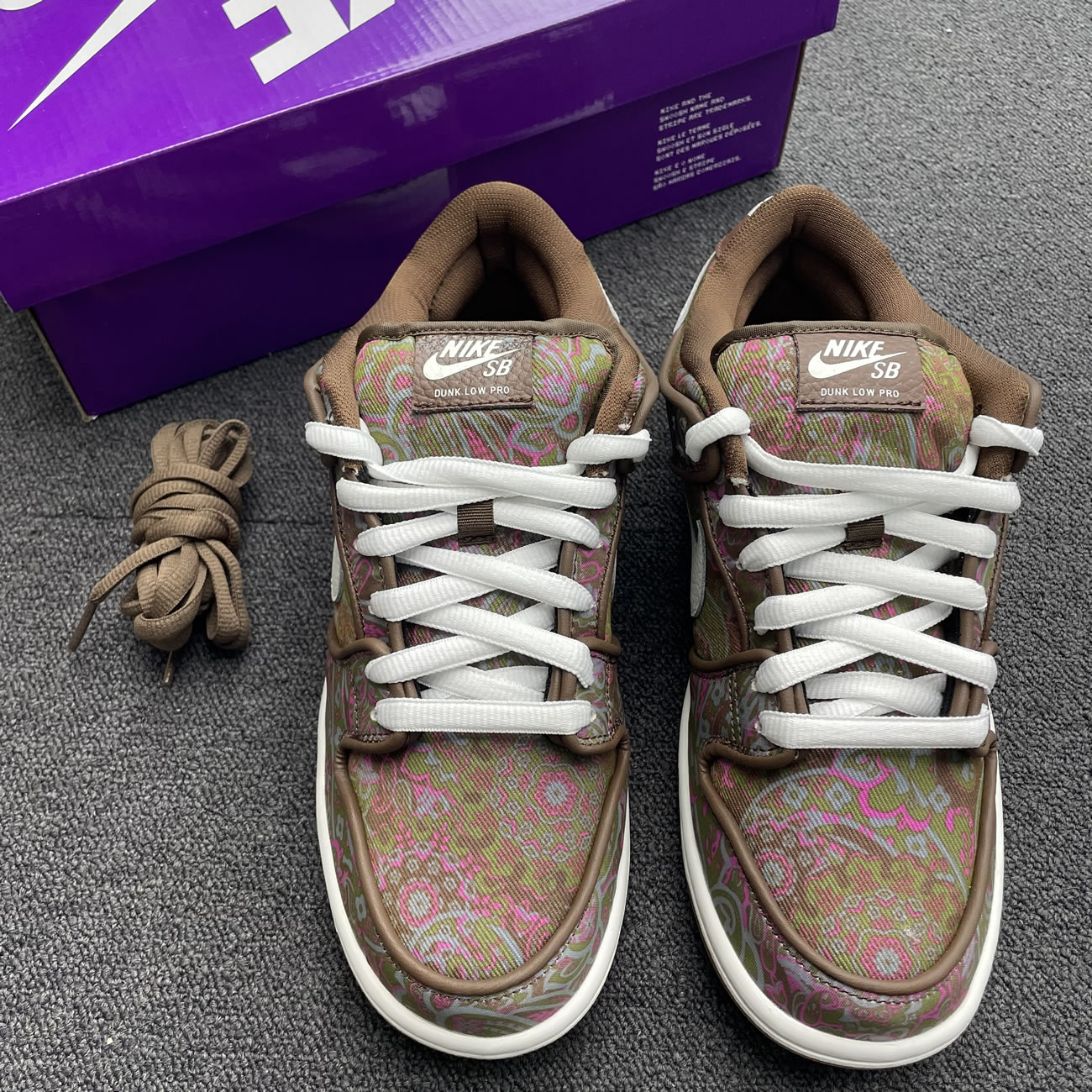 Nike Sb Dunk Low Pro Paisley Brown Dh7534 200 (9) - www.newkick.org