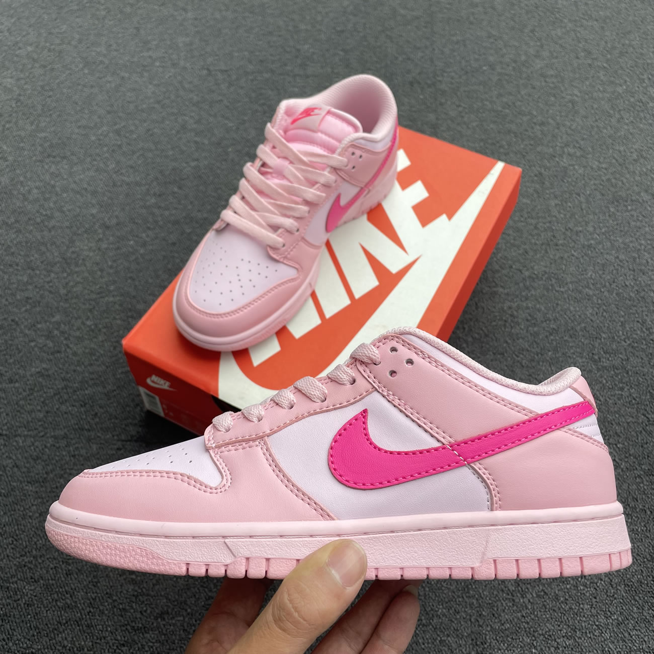 Nike Dunk Low Triple Pink Gs Dh9765 600 (3) - www.newkick.org Nike Dunk Low Triple Pink Gs Dh9765 600 (3) - www.newkick.org