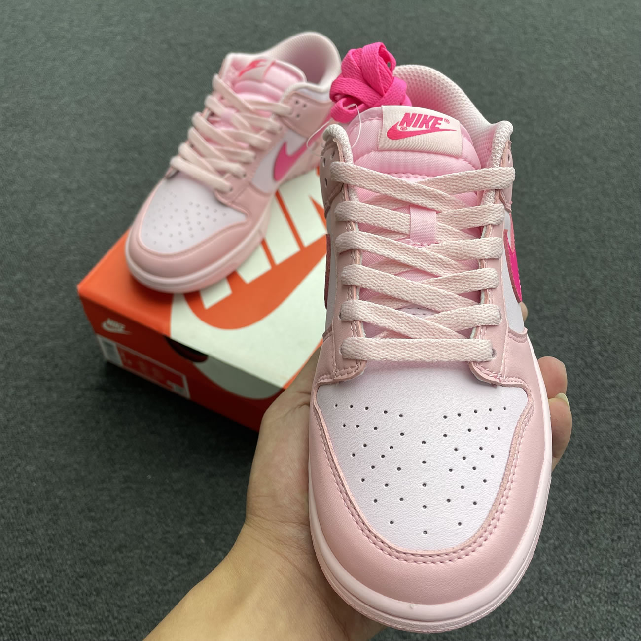 Nike Dunk Low Triple Pink Gs Dh9765 600 (4) - www.newkick.org Nike Dunk Low Triple Pink Gs Dh9765 600 (4) - www.newkick.org