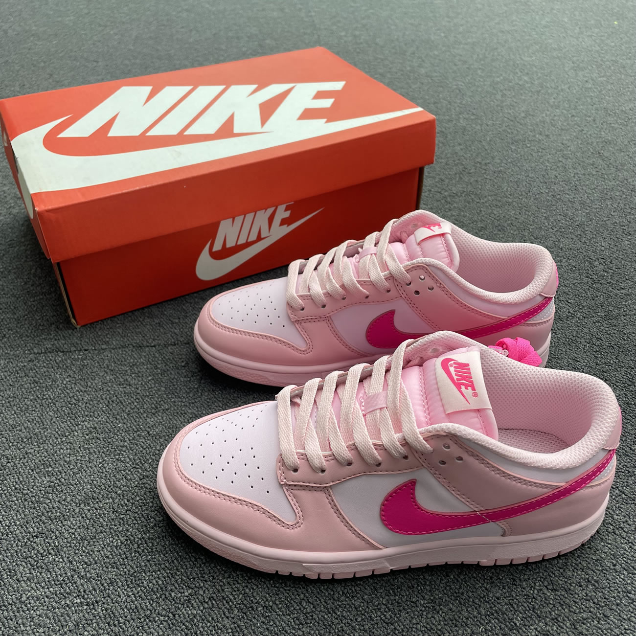 Nike Dunk Low Triple Pink Gs Dh9765 600 (7) - www.newkick.org Nike Dunk Low Triple Pink Gs Dh9765 600 (7) - www.newkick.org
