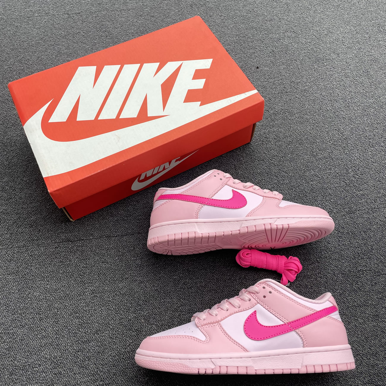 Nike Dunk Low Triple Pink Gs Dh9765 600 (8) - www.newkick.org Nike Dunk Low Triple Pink Gs Dh9765 600 (8) - www.newkick.org