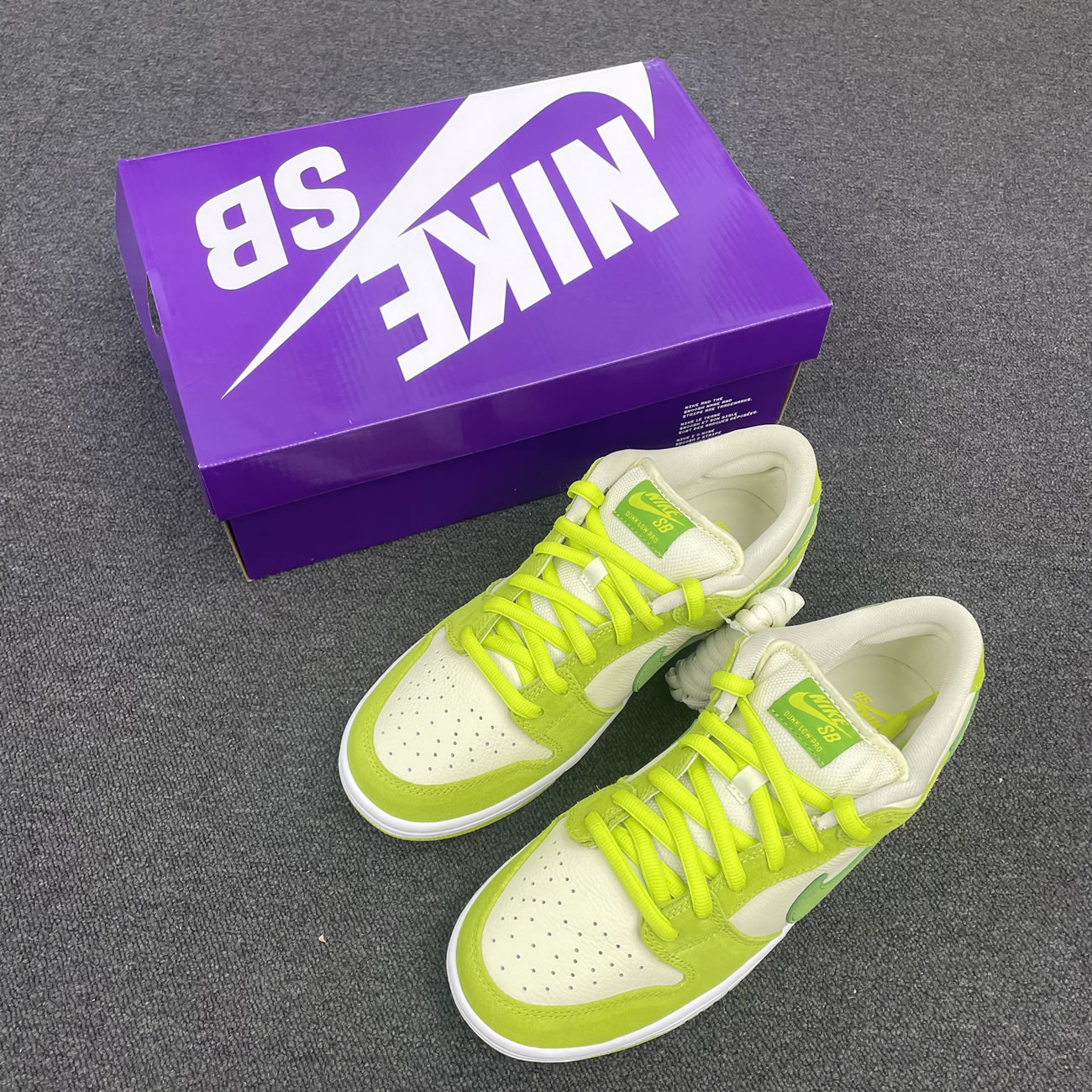 Nike Sb Skateboard Dunk Low Pro Green Apple Dm0807 300 (9) - www.newkick.org