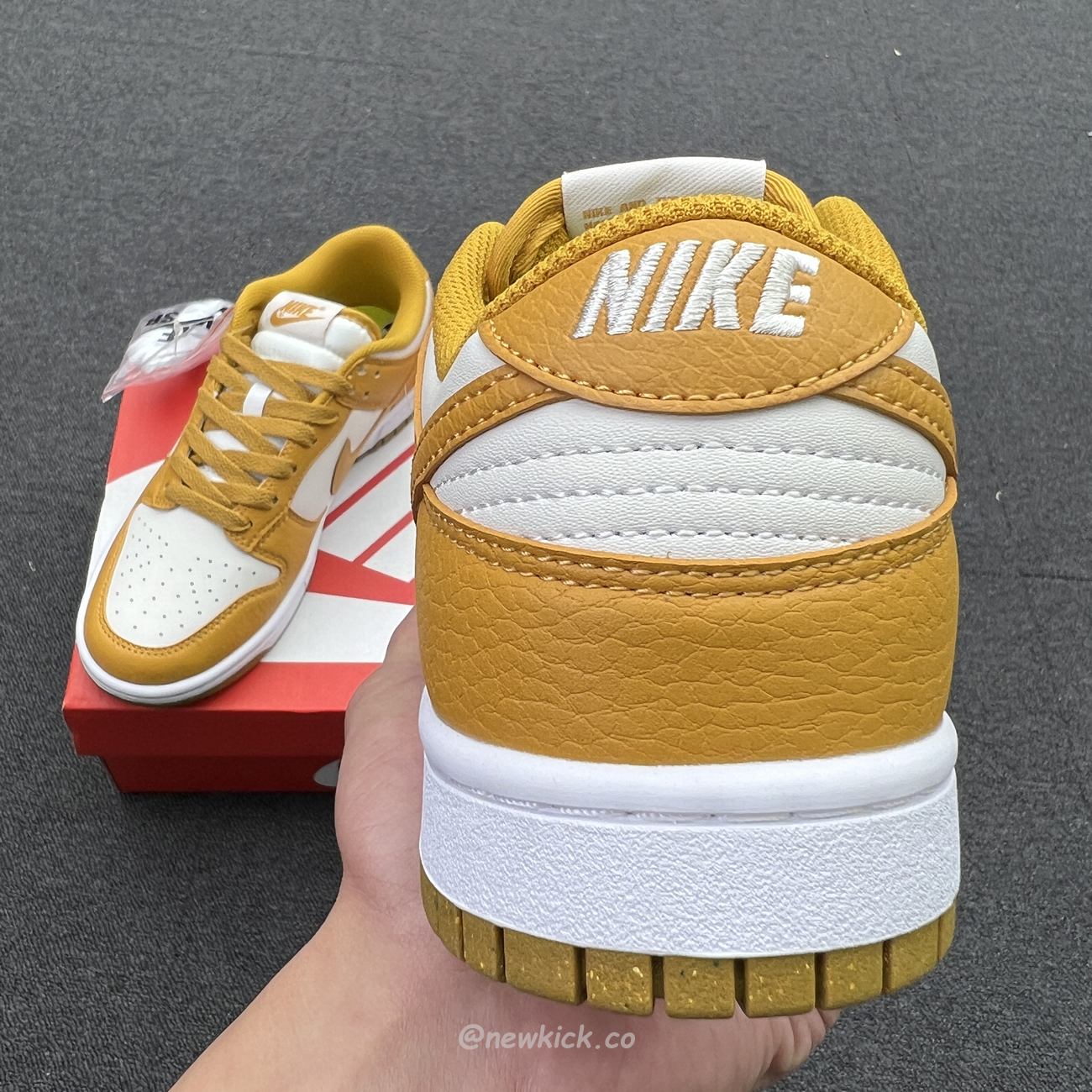 Nike Dunk Low Next Nature Phantom Gold Suede Dn1431 001 (5) - www.newkick.org