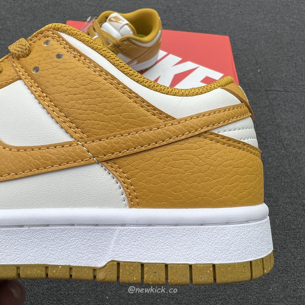 Nike Dunk Low Next Nature Phantom Gold Suede Dn1431 001 (9) - www.newkick.org