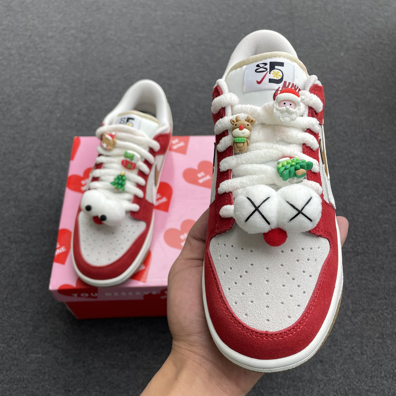 Nike Sb Dunk Low 85 Christmas Red White Brown Do9457 112 (11) - www.newkick.org