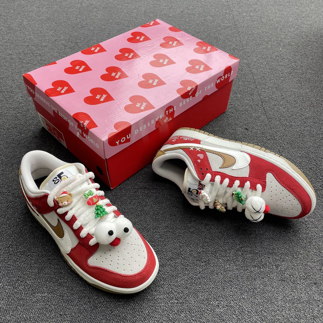 Nike Sb Dunk Low 85 Christmas Red White Brown Do9457 112 (13) - www.newkick.org