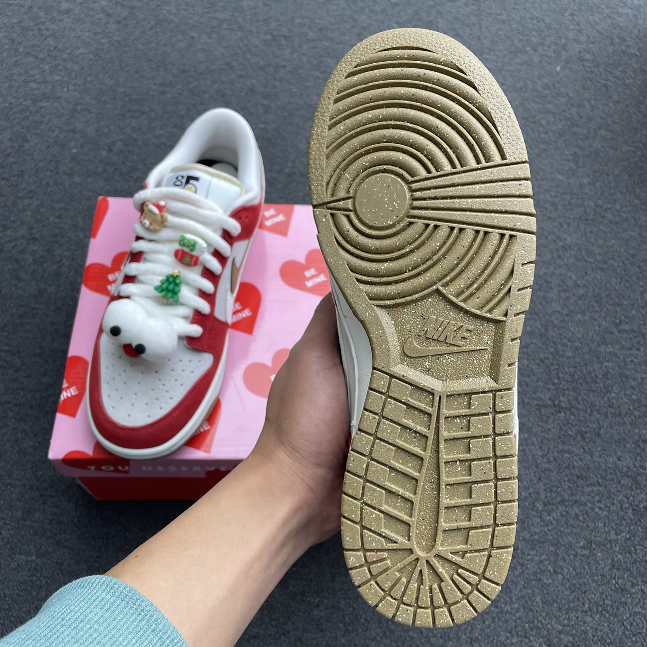 Nike Sb Dunk Low 85 Christmas Red White Brown Do9457 112 (14) - www.newkick.org
