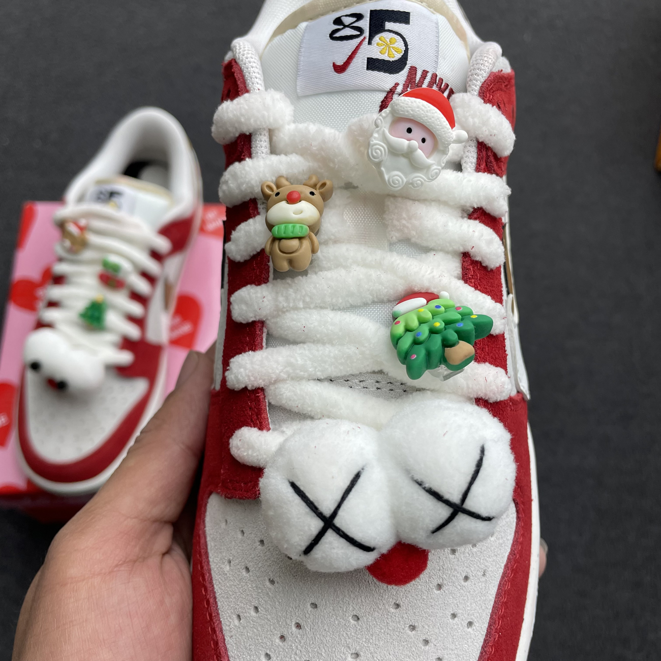 Nike Sb Dunk Low 85 Christmas Red White Brown Do9457 112 (6) - www.newkick.org