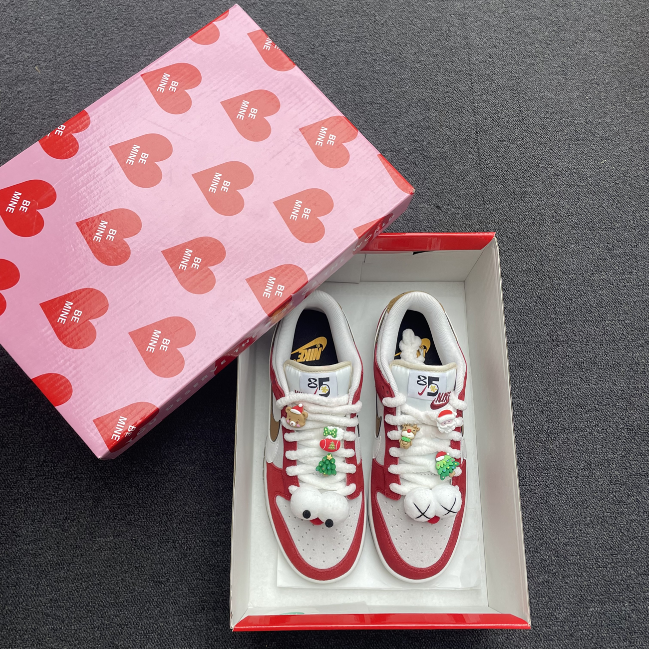 Nike Sb Dunk Low 85 Christmas Red White Brown Do9457 112 (9) - www.newkick.org