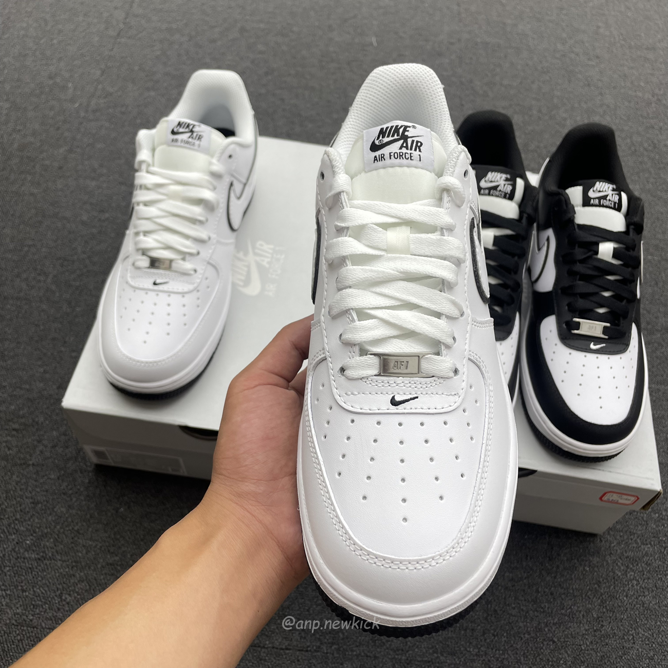 Nike Air Force 1 07 Low White Black Outline Swoosh White Swoosh Panda Dv0788 103 Dv0788 001 (10) - www.newkick.org