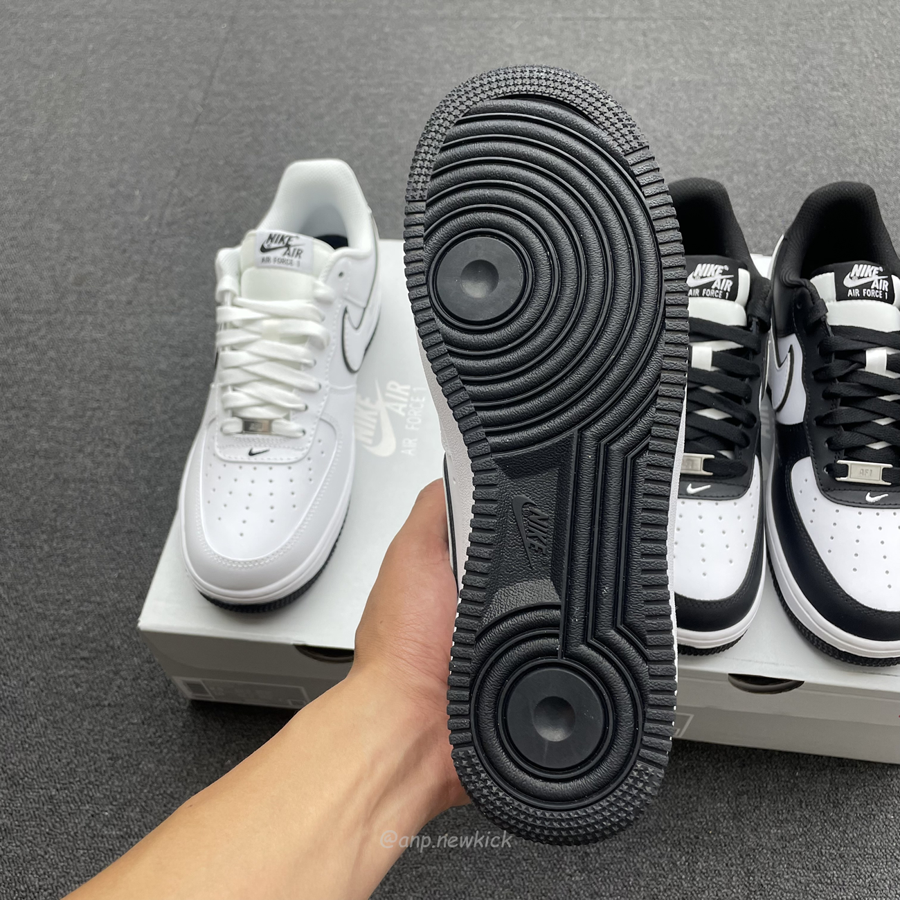 Nike Air Force 1 07 Low White Black Outline Swoosh White Swoosh Panda Dv0788 103 Dv0788 001 (2) - www.newkick.org