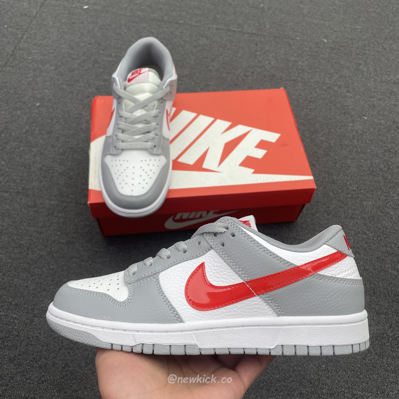 Nike Dunk Low White Wolf Grey University Red Gs Dv7149 001 (11) - www.newkick.vip Nike Dunk Low White Wolf Grey University Red Gs Dv7149 001 (11) - www.newkick.vip